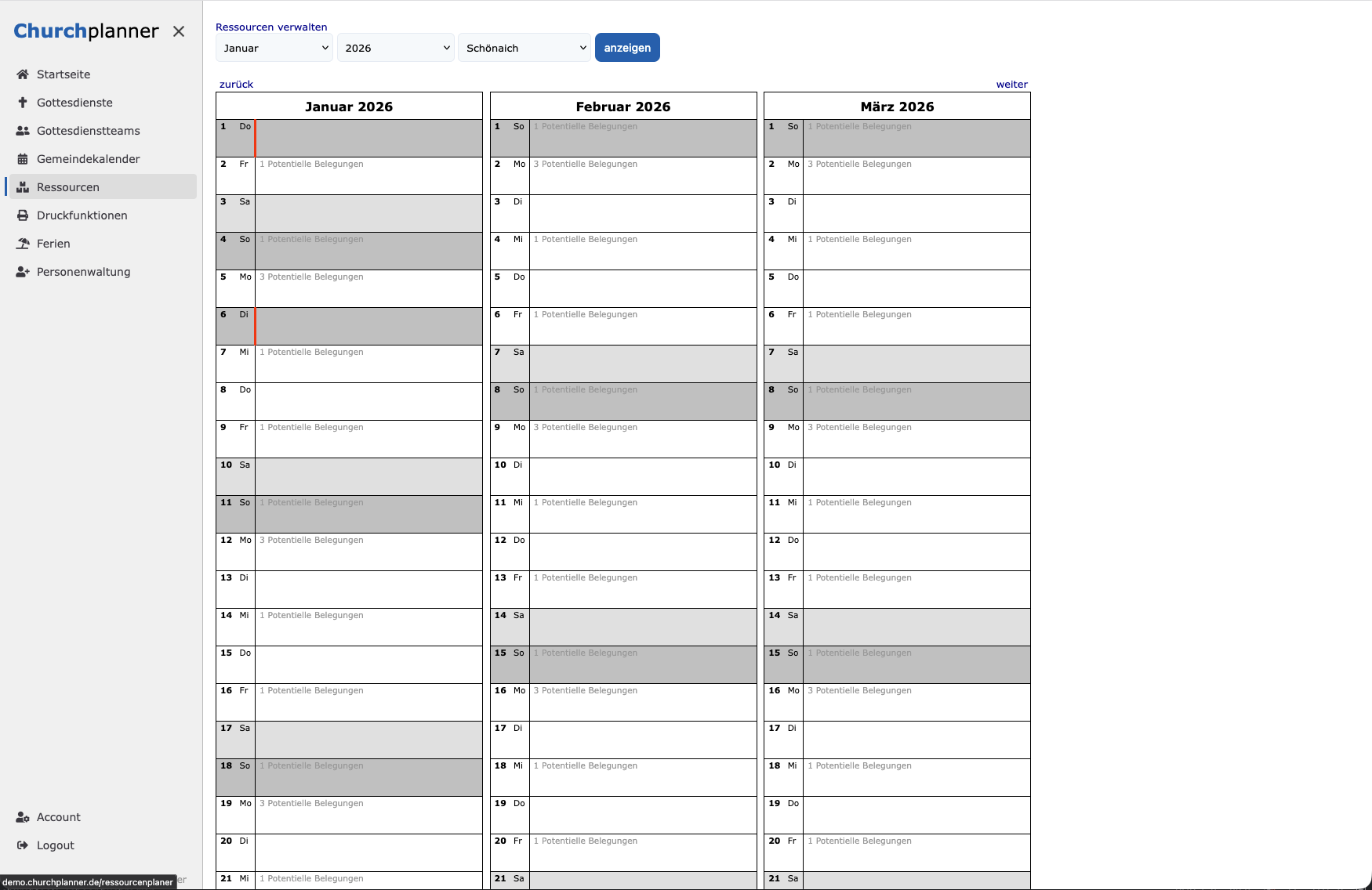 Ressourcenverwaltung